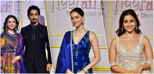 Heeramandi Premiere Highlights Fashion Forward Celebrities