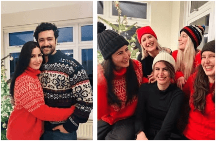 Katrina Kaif's Adorable ₹38K 'Ugly Christmas Sweater' for Family Holiday with Vicky Kaushal Turns Heads